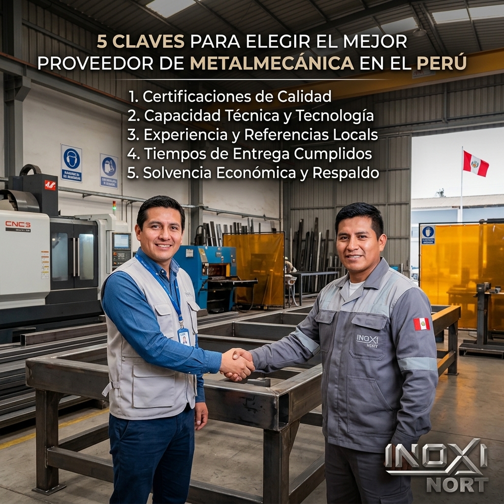5 Claves para Elegir el Mejor Proveedor de Metalmecánica en el Perú