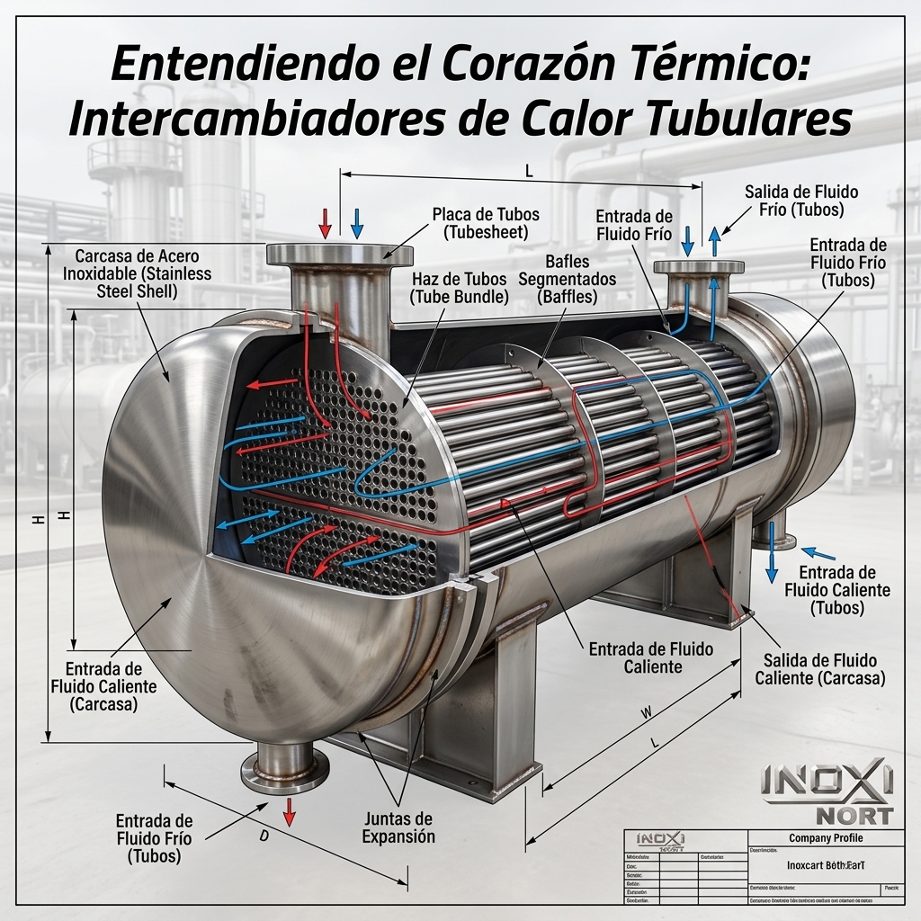 Entendiendo el Corazón Térmico: Intercambiadores de Calor Tubulares