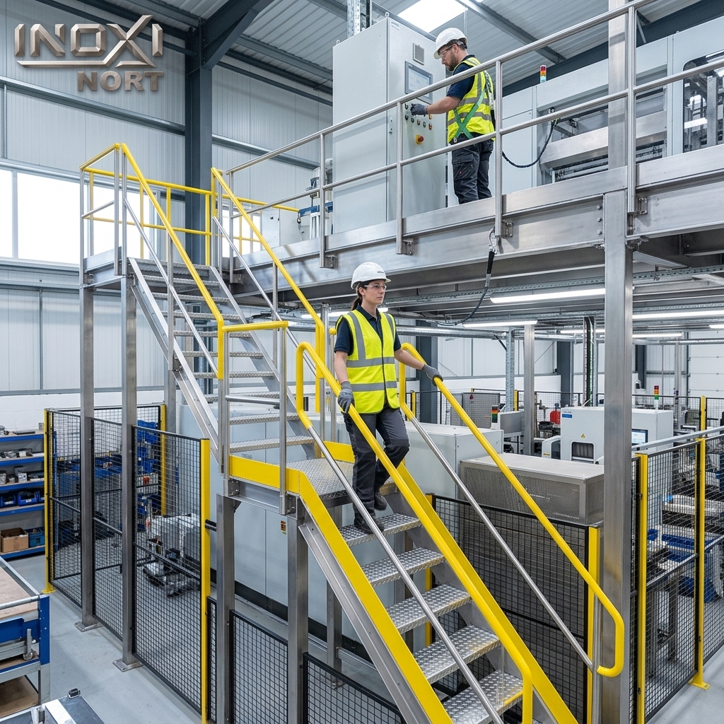 Plataformas de Acceso y Mezanines: Seguridad Industrial como Prioridad