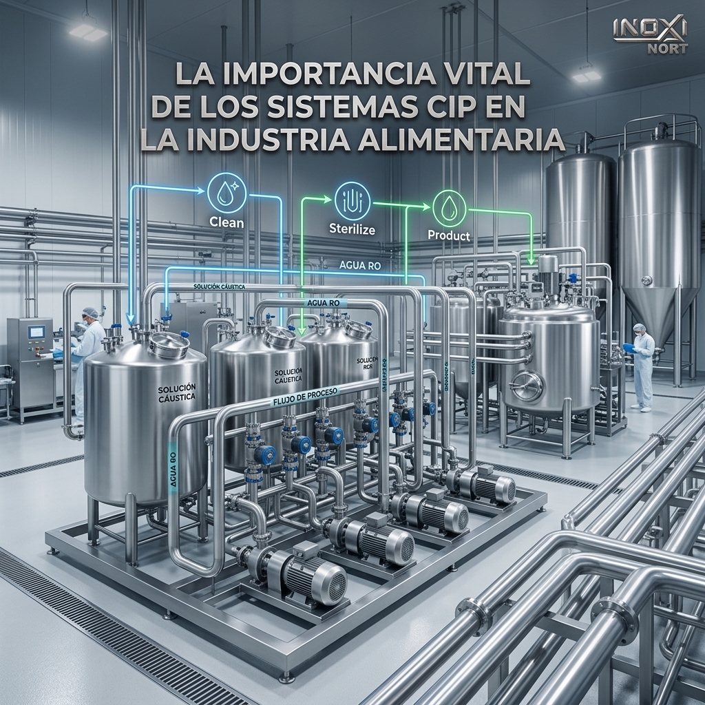 La Importancia Vital de los Sistemas CIP en la Industria Alimentaria