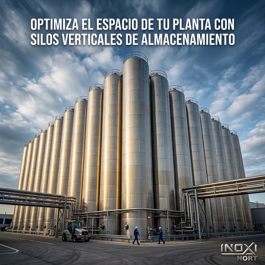 Optimiza el Espacio de tu Planta con Silos Verticales de Almacenamiento