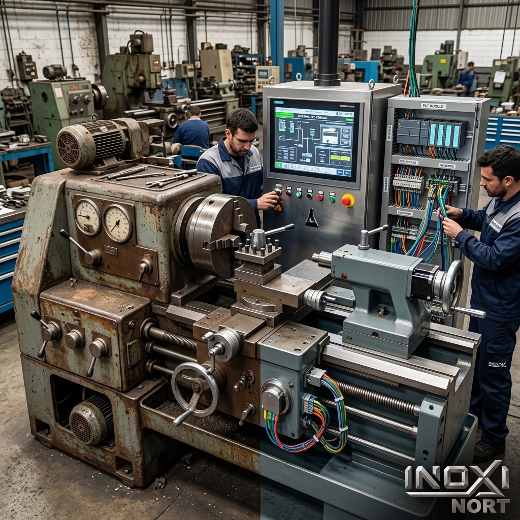 Repotenciación y Retrofit de Maquinaria Industrial Obsoleta